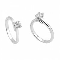 Anello Giorgio Visconti Donna in Oro bianco Diamante 0.14 Ct AB15052A-12 - AB15052A-12